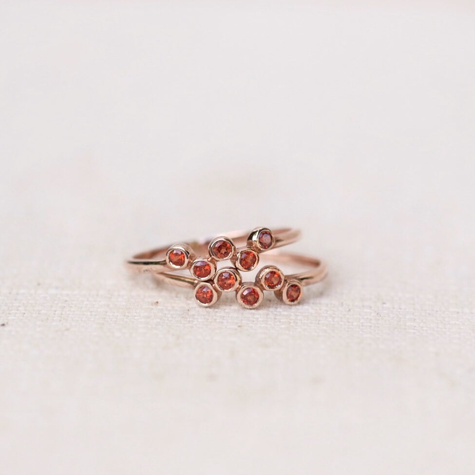 Cherie Rings - Garnet
