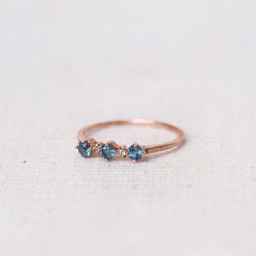 Sirine Rings - London Blue Topaz