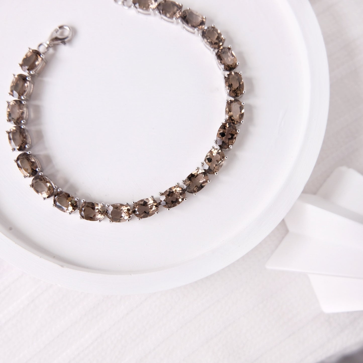 Eleanor Bracelets - Smoky Quartz