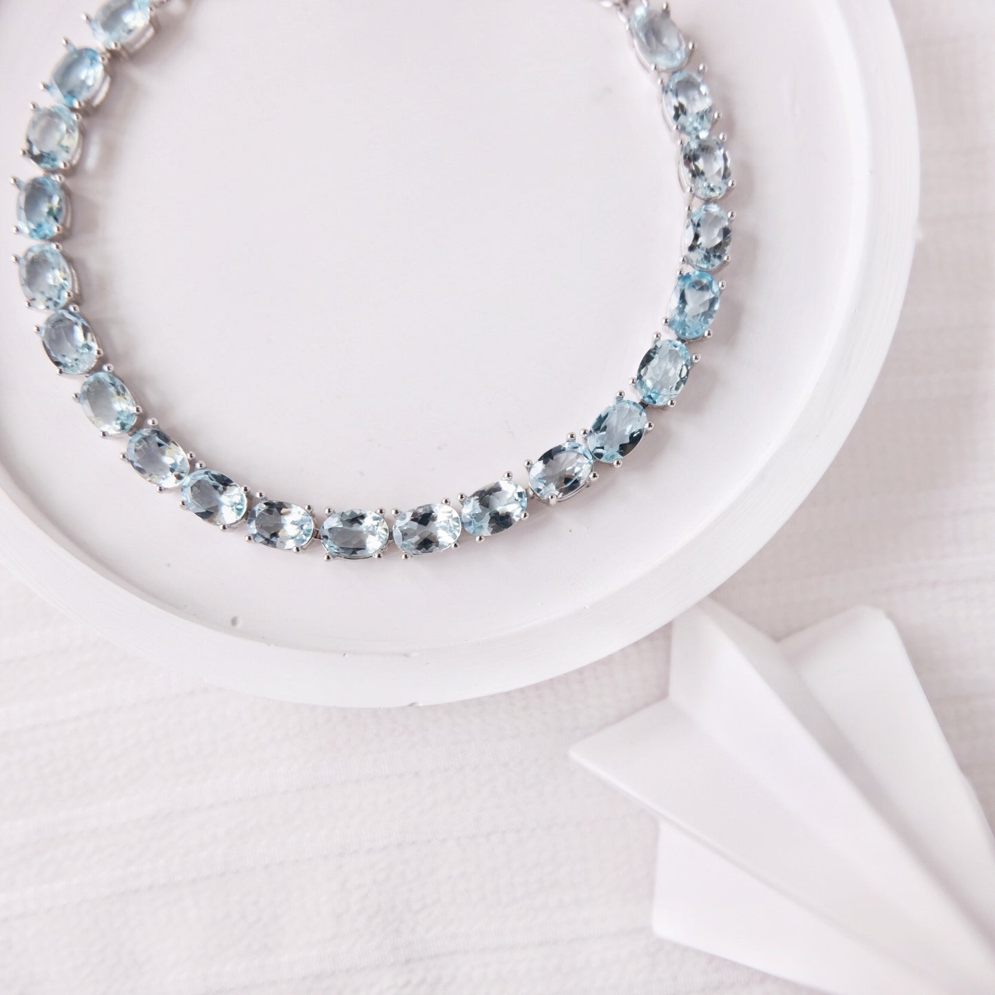 Eleanor Bracelets - Aquamarine