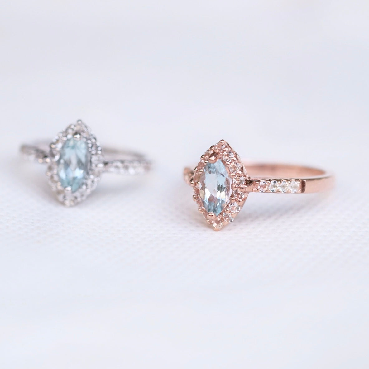 Anaelle Rings - Aquamarine