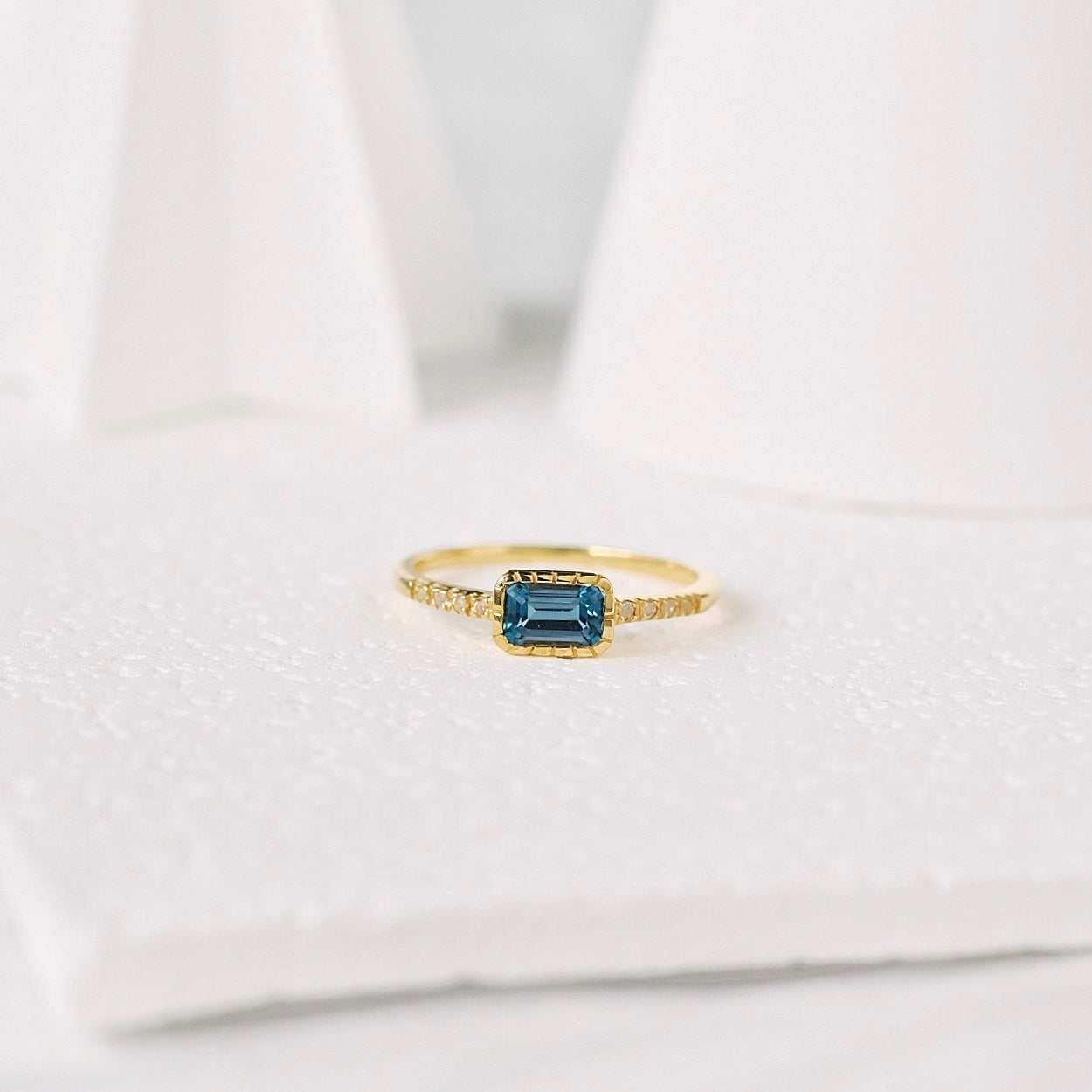 Regine Rings - London Blue Topaz