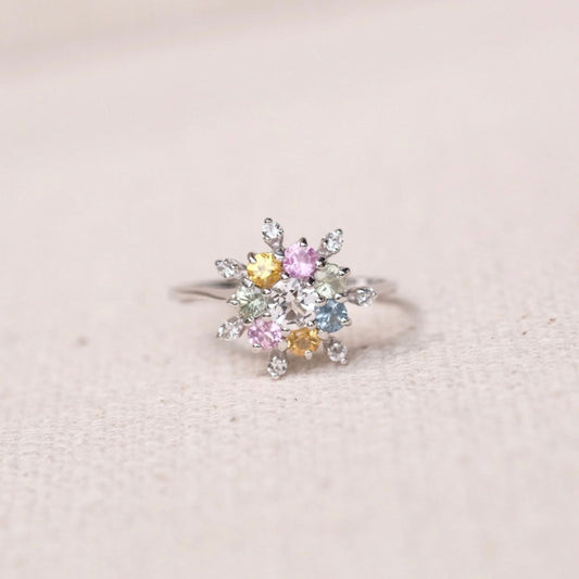 Fleur Rings - Multi Sapphire