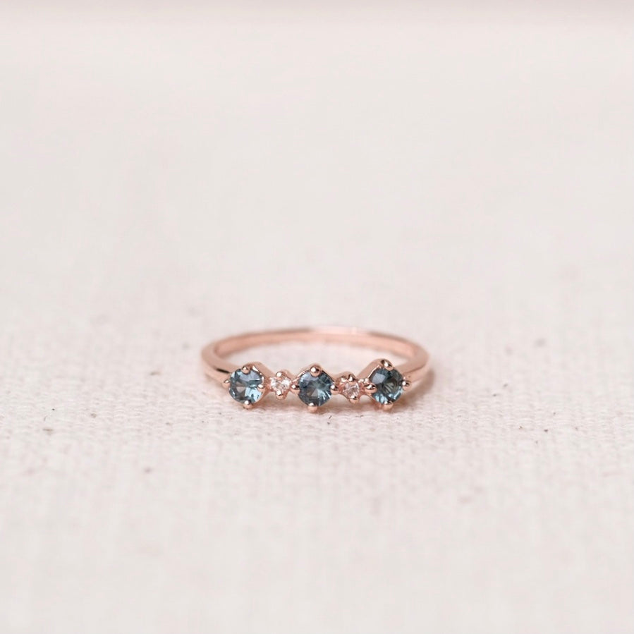 Sirine rings - Gray Bruma Spinel