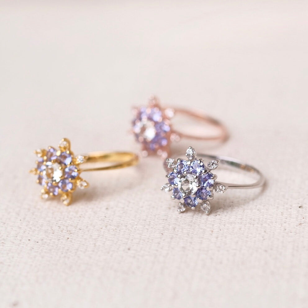 Fleur Rings - Tanzanite