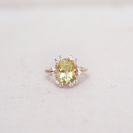 Odette Rings - Lemon Quartz