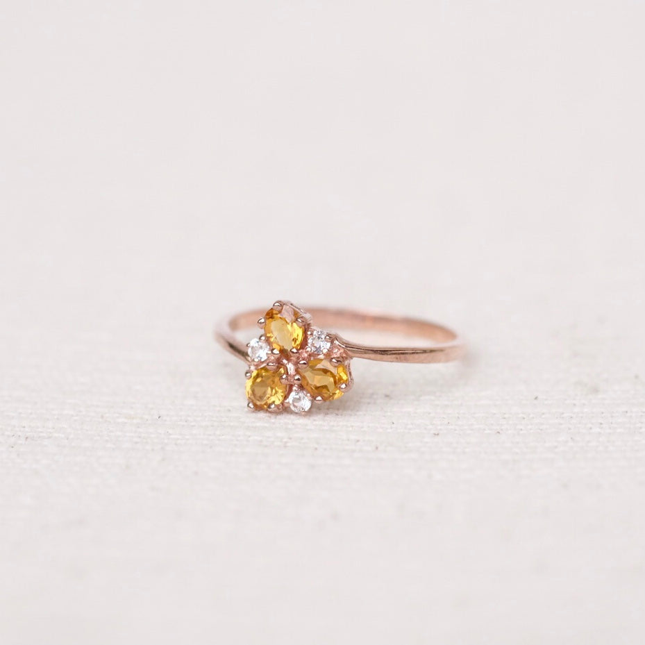 Aimee Rings - Citrine