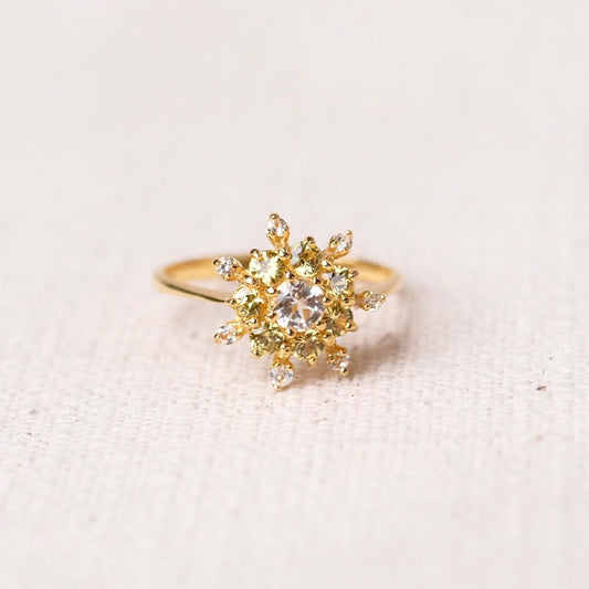 Fleur Rings - Yellow Sapphire
