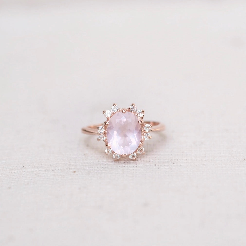 Odette Rings - Rose Quartz