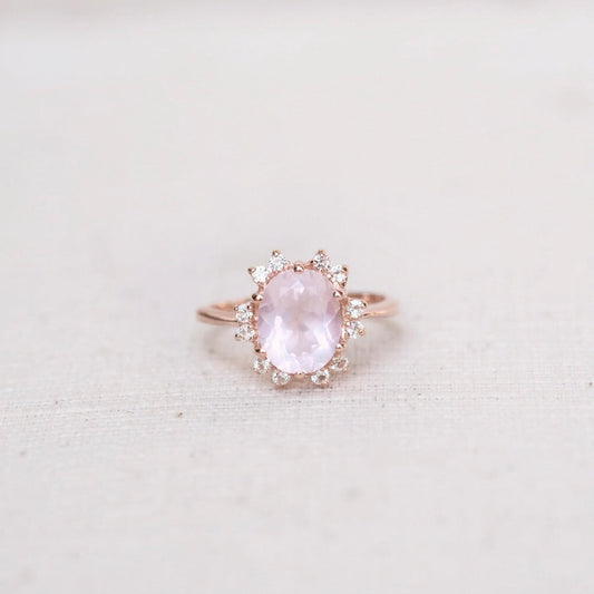 Odette Rings - Rose Quartz