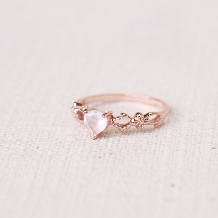 Cher Rings - Rose Quartz