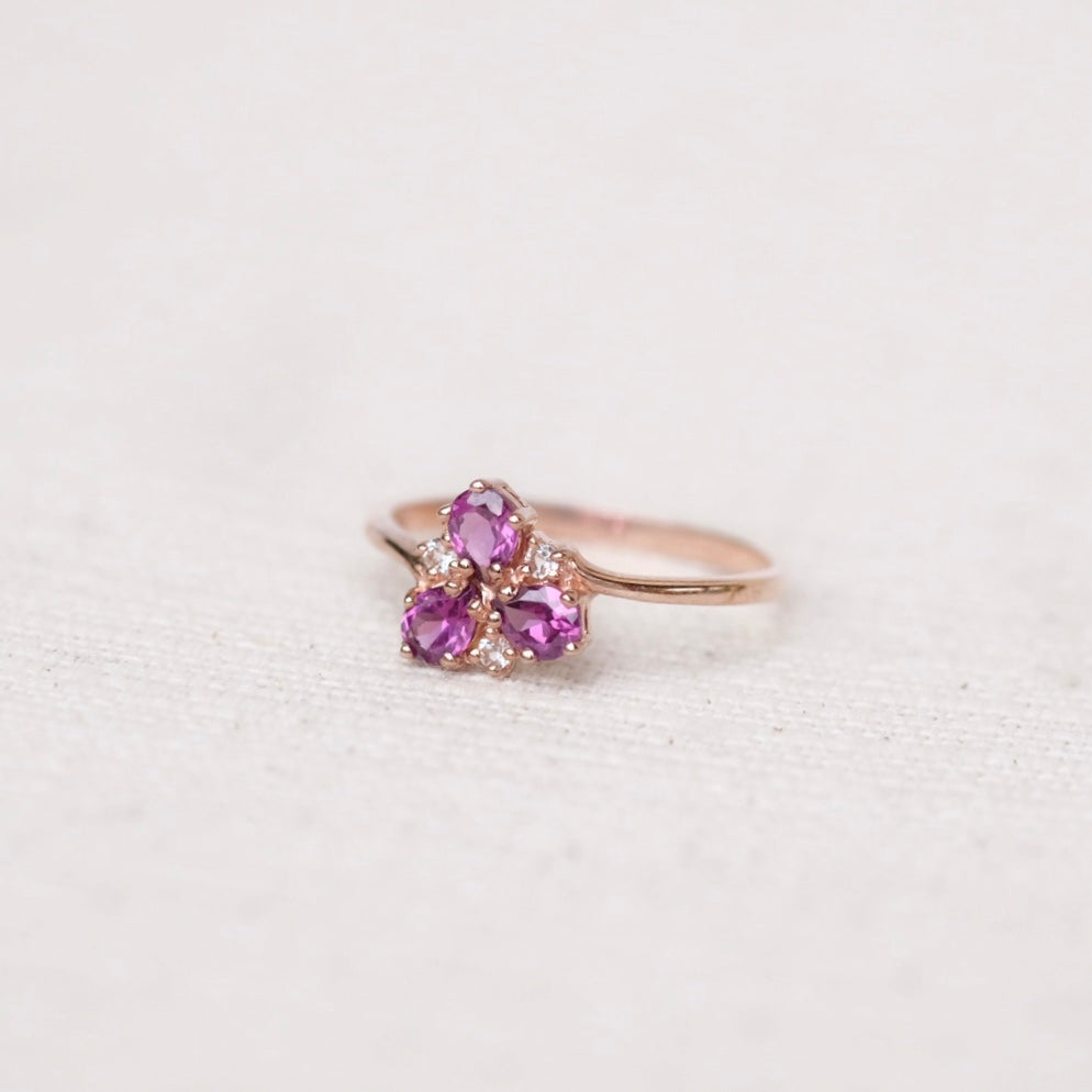 Aimee Rings - Rhodolite