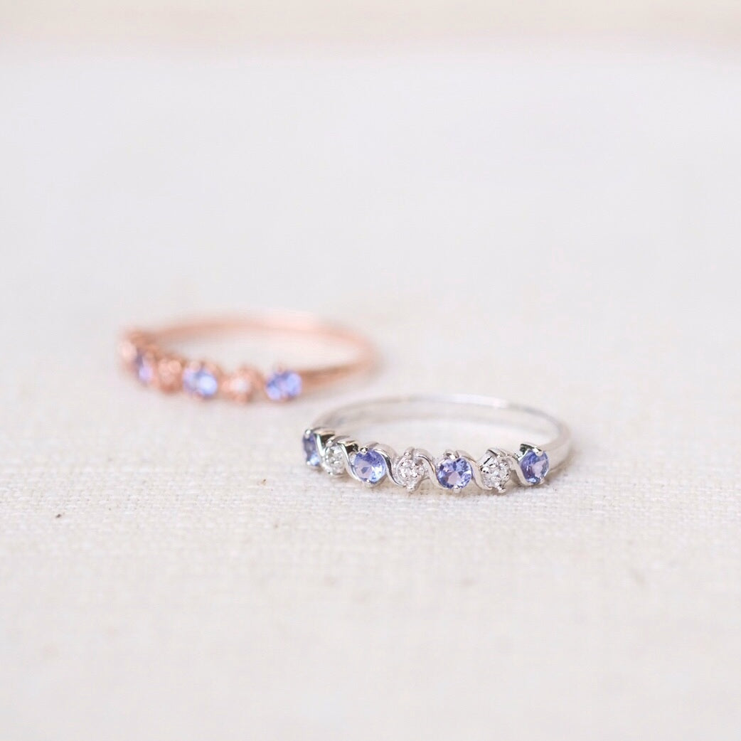 Elise Rings - Tanzanite