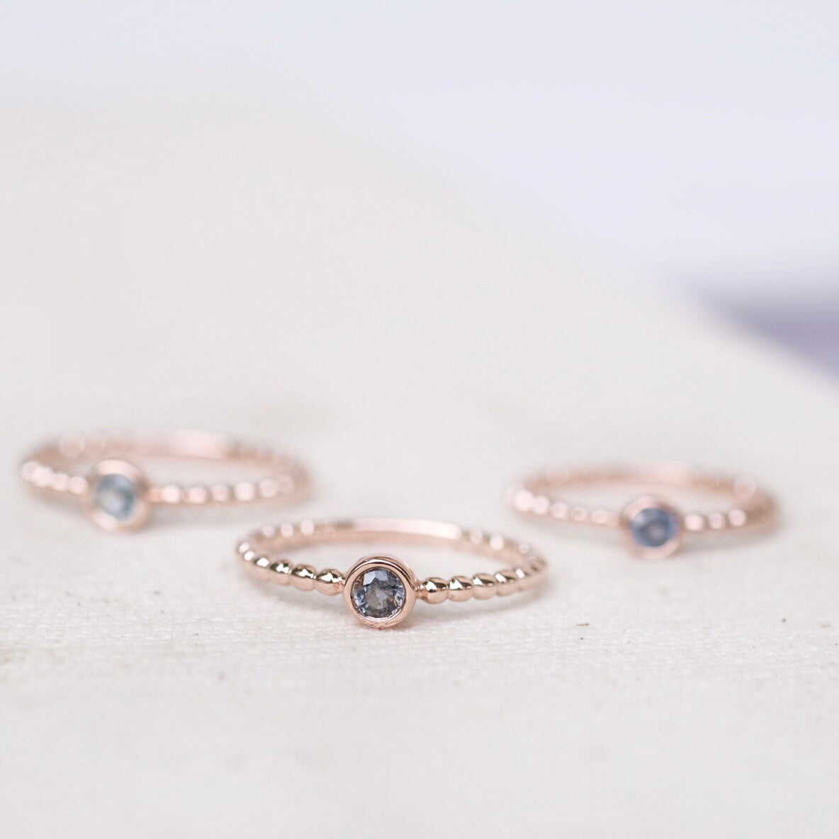 Pauline Rings - Burma Spinel