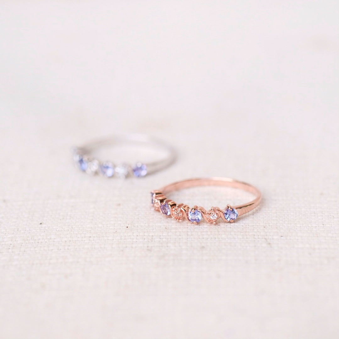 Elise Rings - Tanzanite