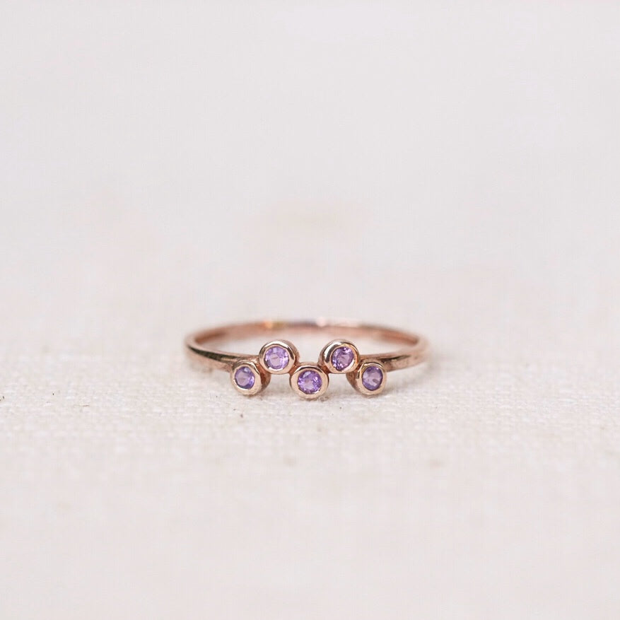 Cherie Rings - Amethyst