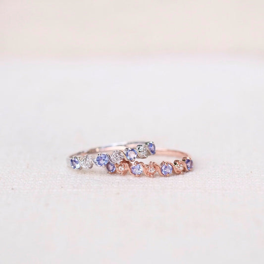 Elise Rings - Tanzanite