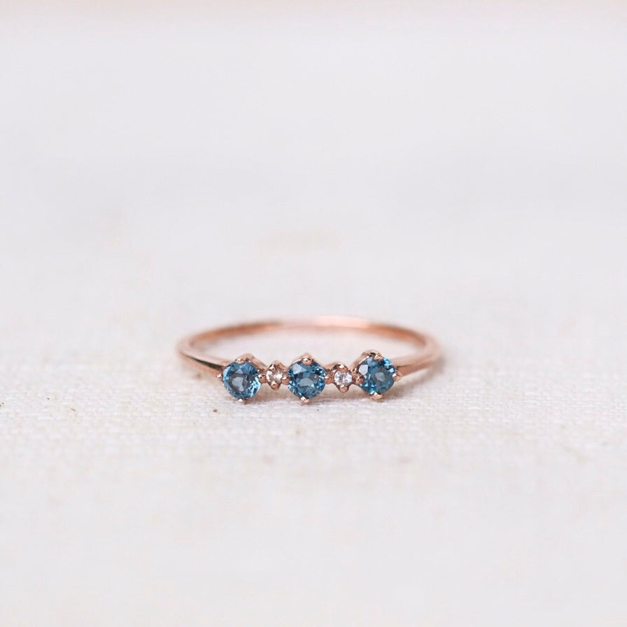 Sirine Rings - London Blue Topaz