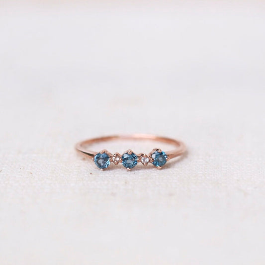 Sirine Rings - London Blue Topaz