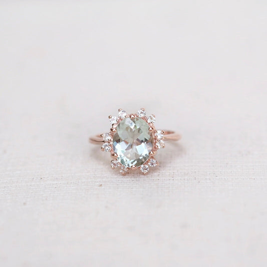 Odette Rings - Green Amethyst
