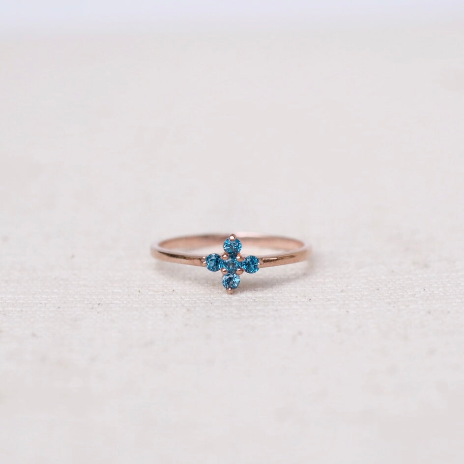 Noemie Rings - London Blue Topaz