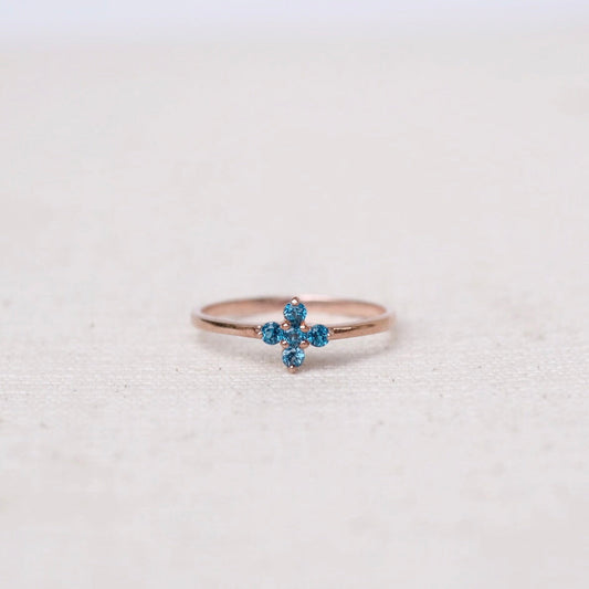 Noemie Rings - London Blue Topaz