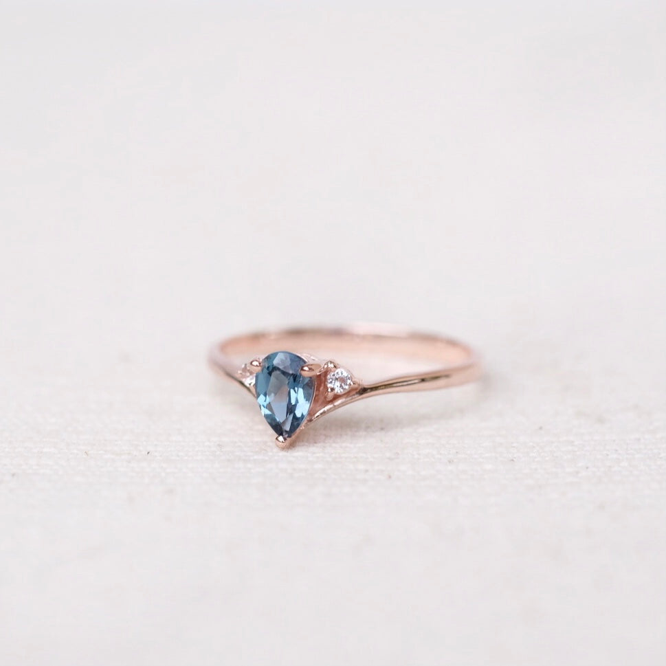 Ines Rings - London Blue Topaz