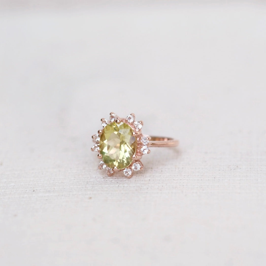 Odette Rings - Lemon Quartz