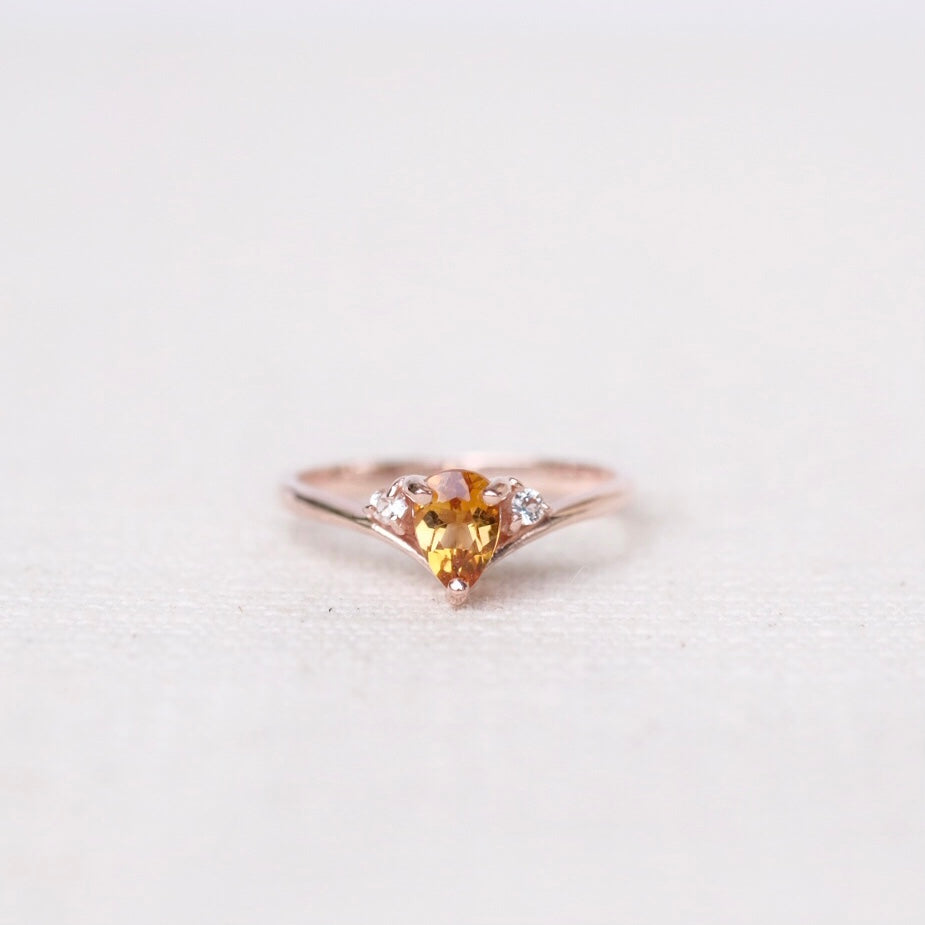 Ines Rings - Citrine