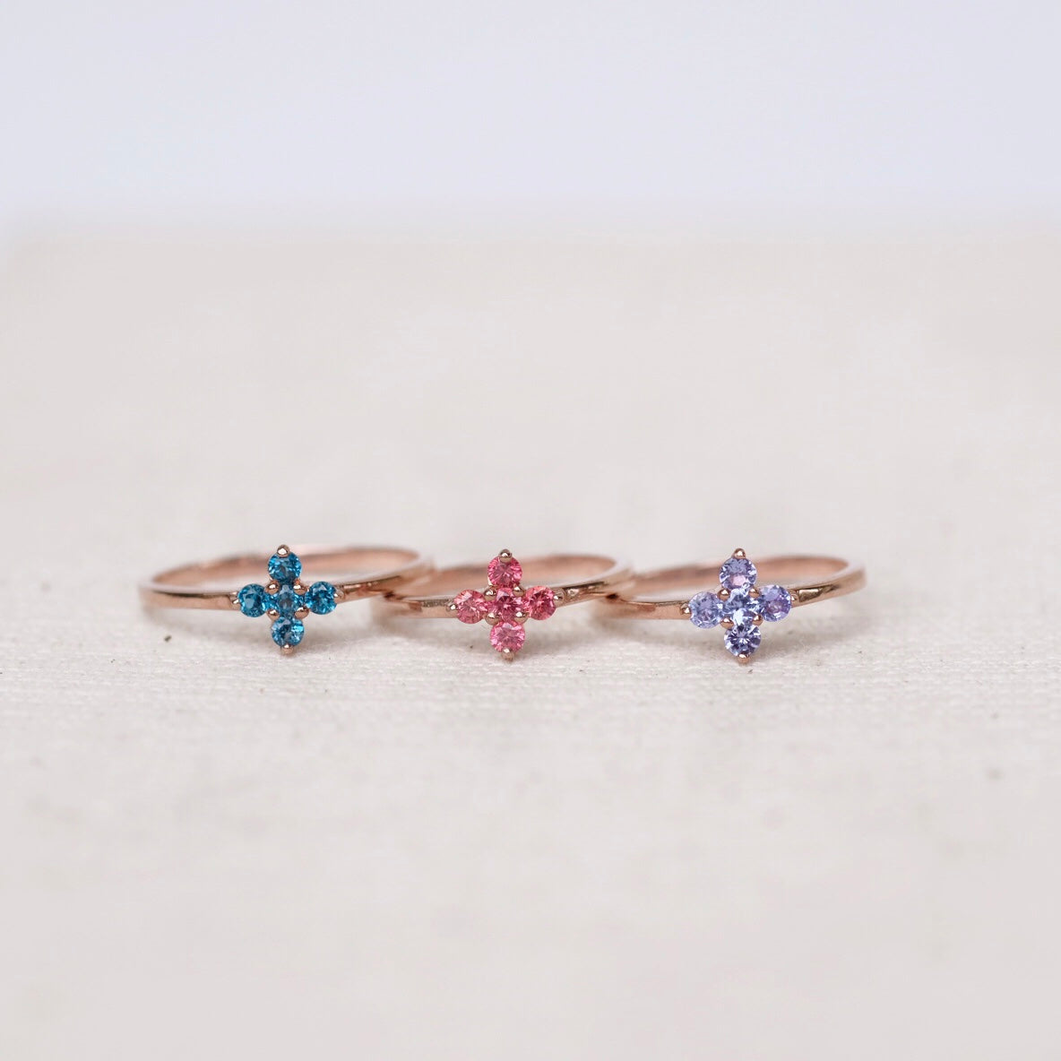 Noemie Rings - London Blue Topaz