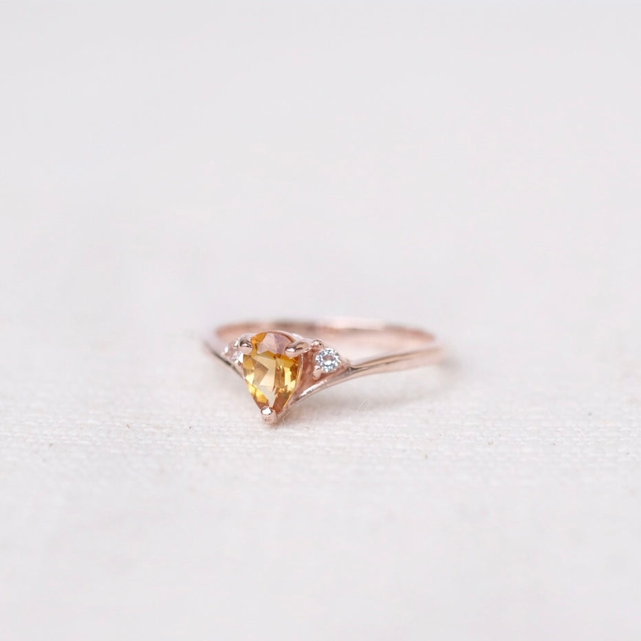Ines Rings - Citrine