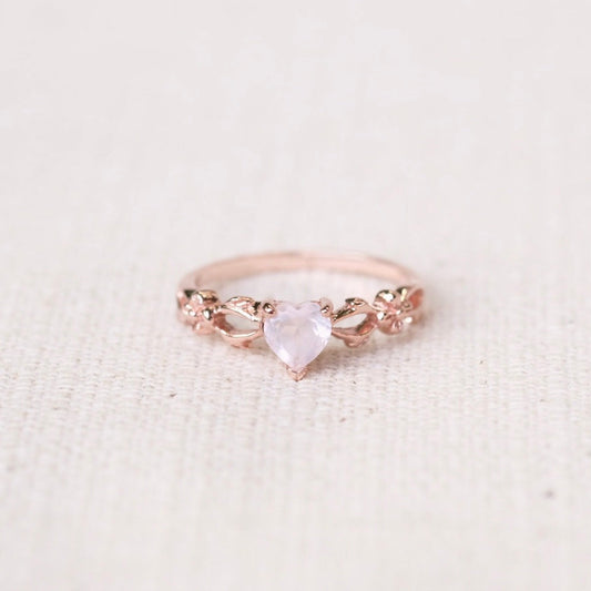 Cher Rings - Rose Quartz