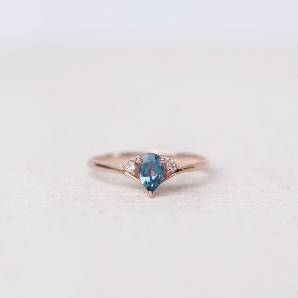 Ines Rings - London Blue Topaz