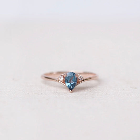 Ines Rings - London Blue Topaz