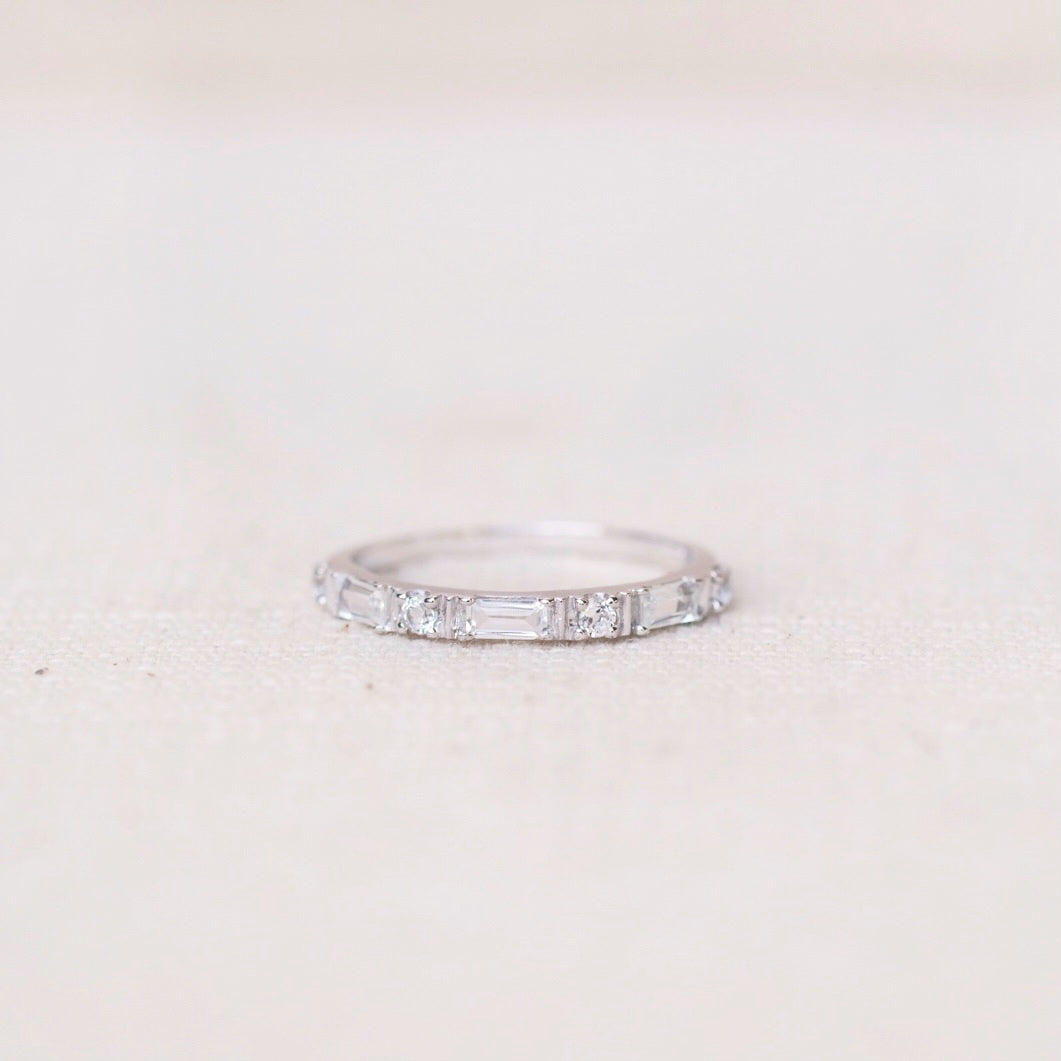 Camille Rings - White Topaz