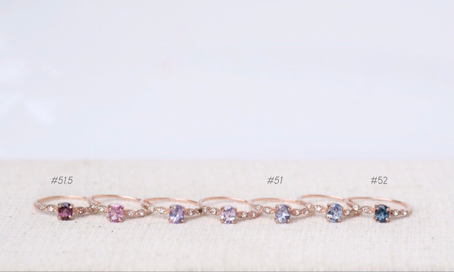 Loane Rings - Burma Spinel