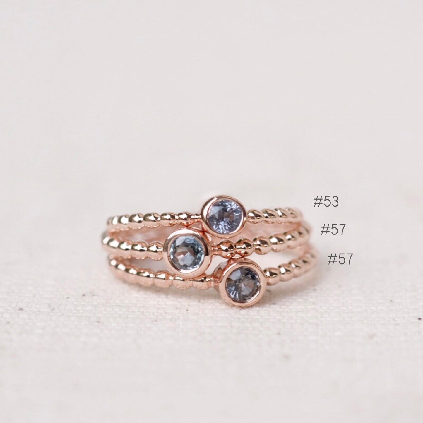 Pauline Rings - Burma Spinel