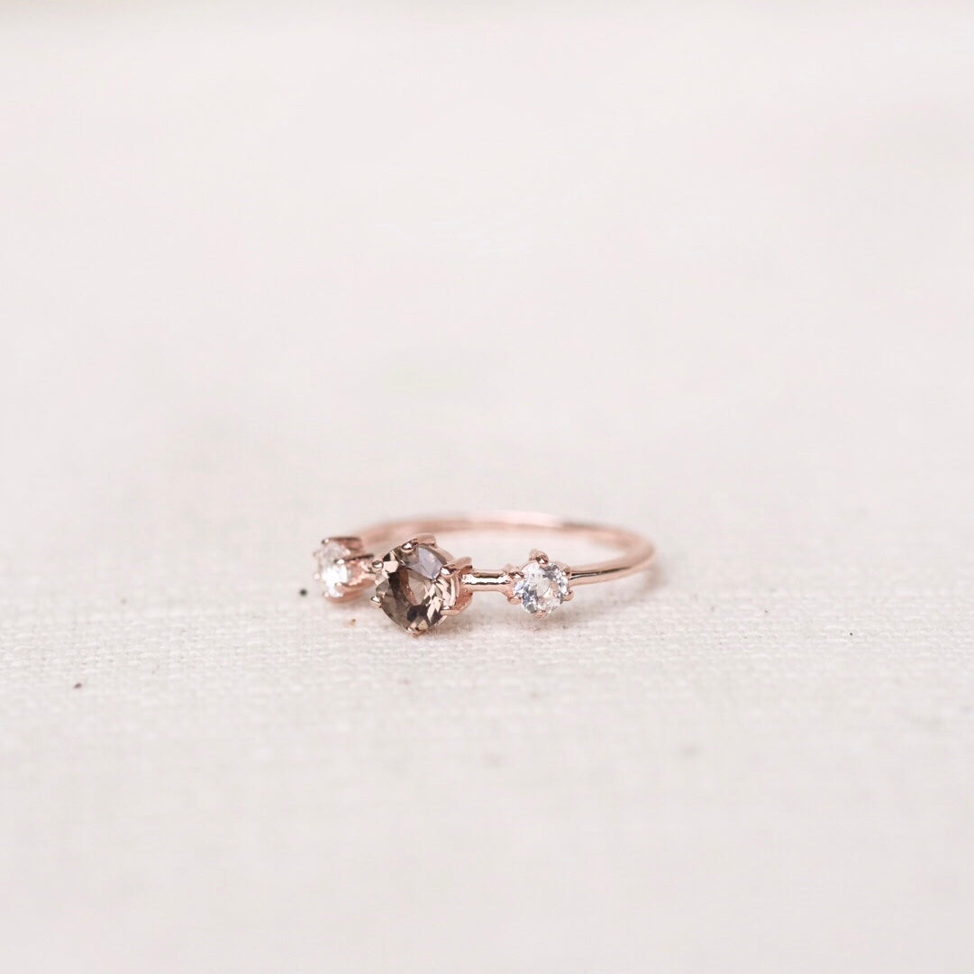 Helene Rings - Smoky Quartz
