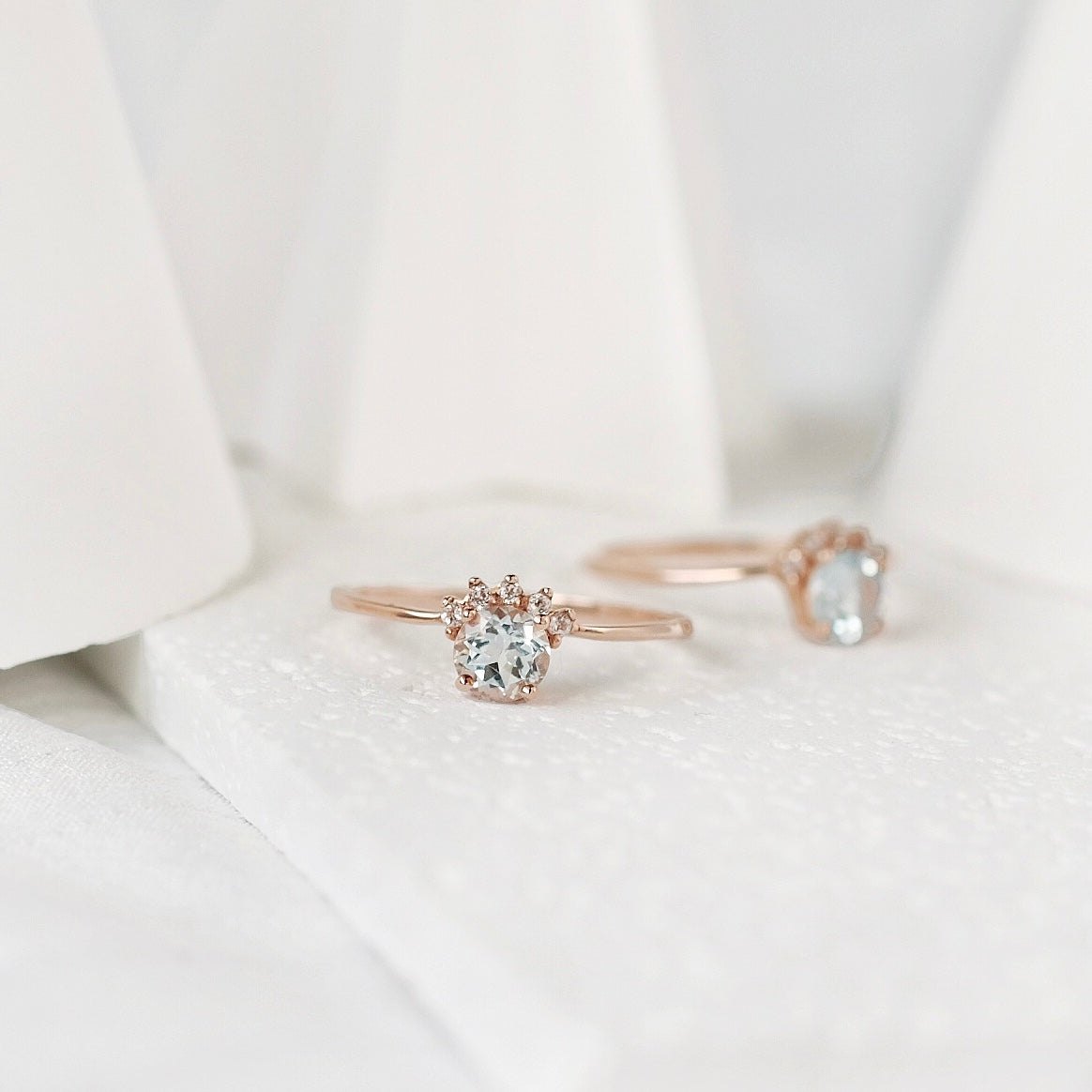 Darleen Rings - Aquamarine