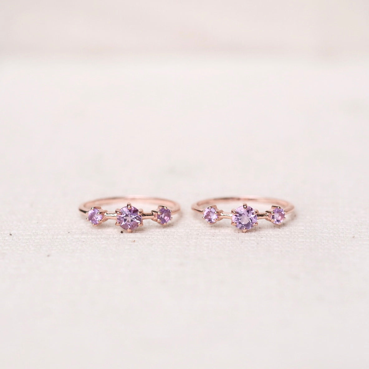 Helene Rings - Amethyst
