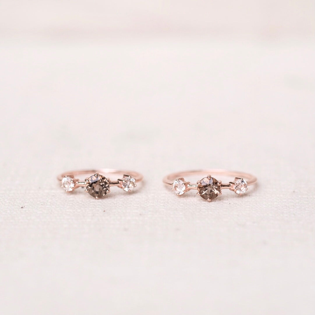 Helene Rings - Smoky Quartz
