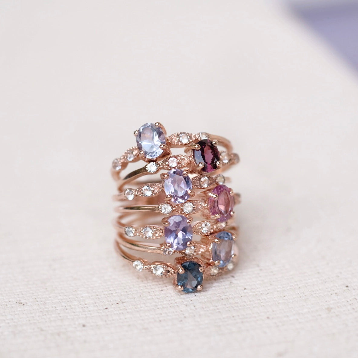 Loane Rings - Burma Spinel