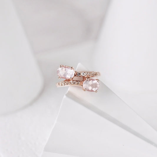Nanette Rings - Rose Quartz