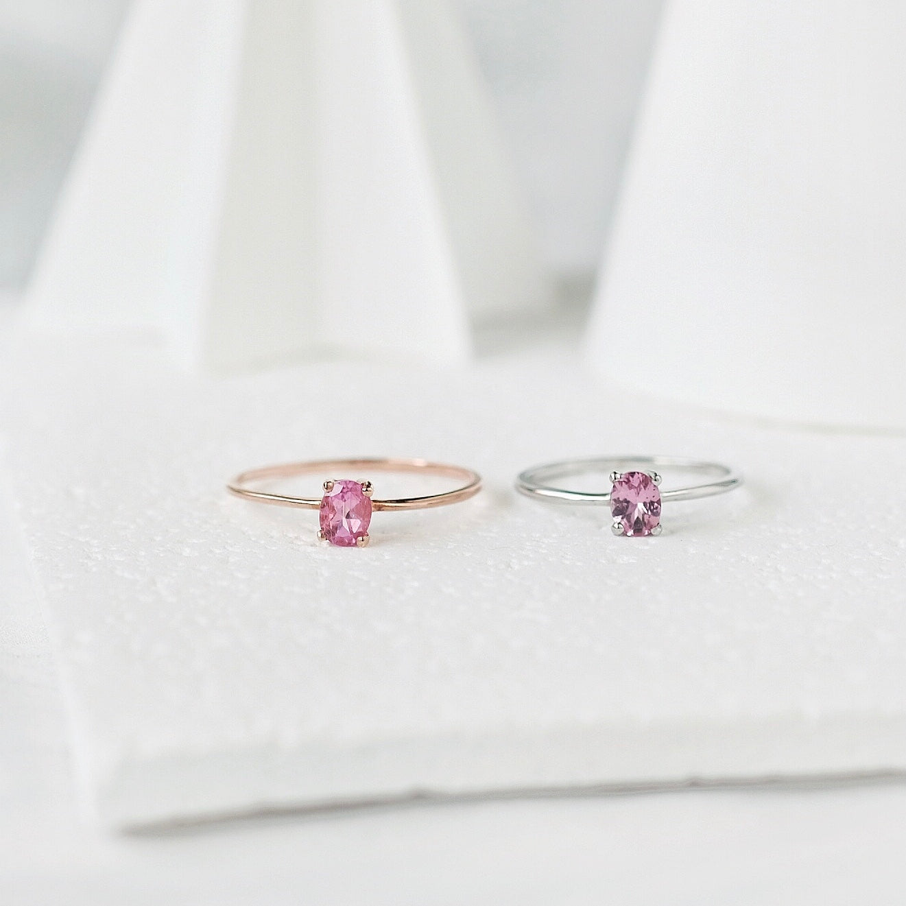 Paulette Rings - Pink Tourmaline