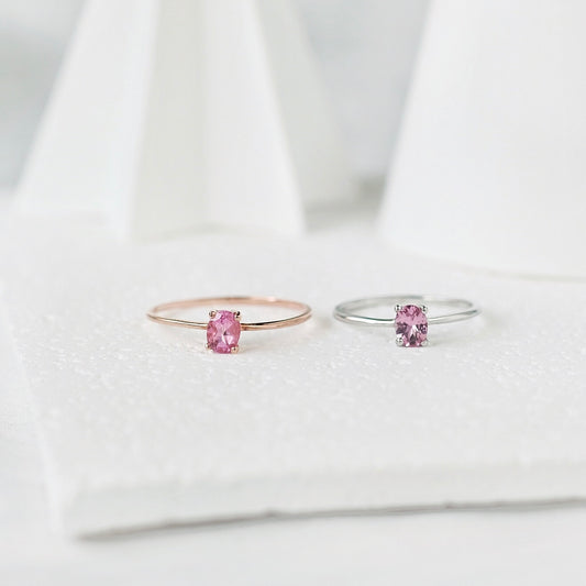 Paulette Rings - Pink Tourmaline