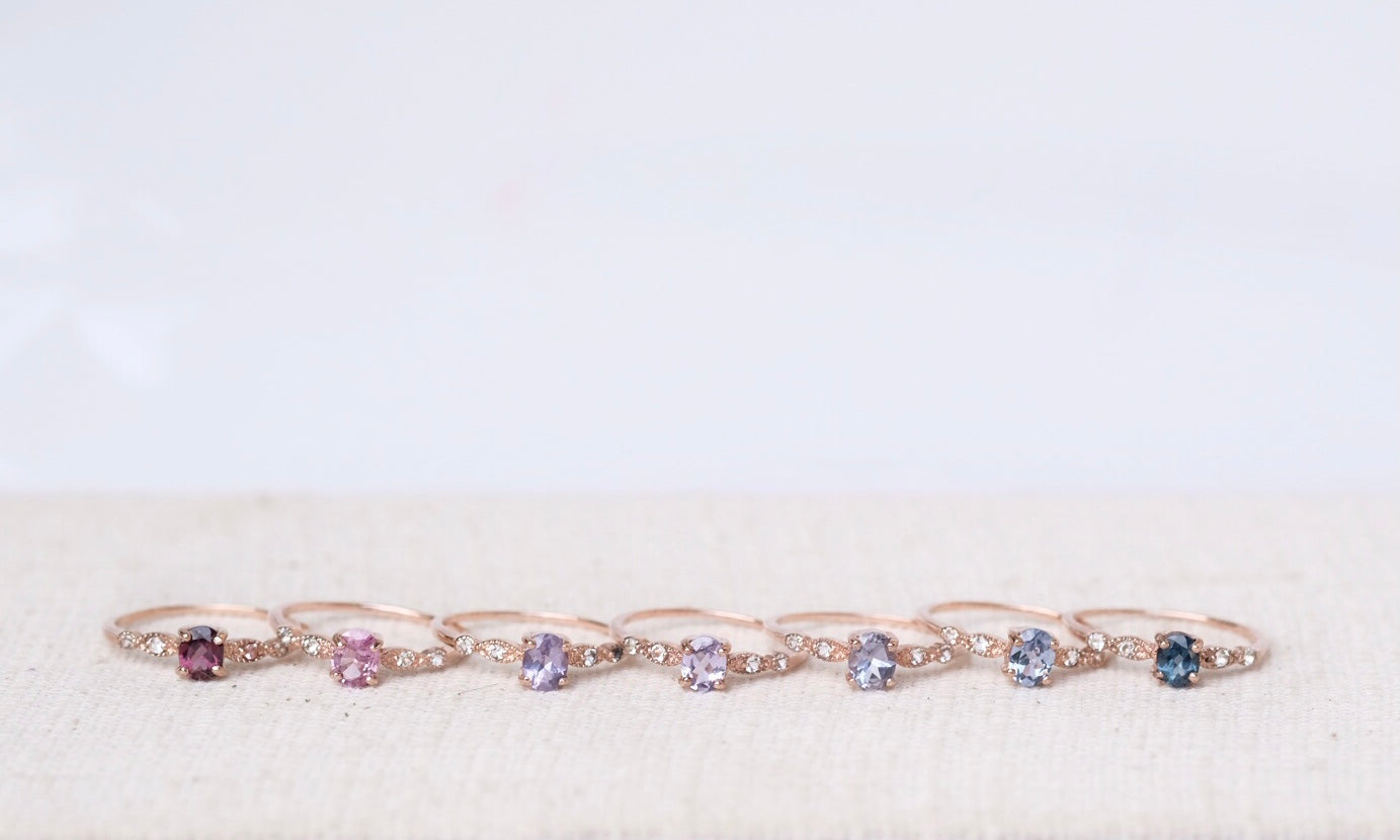 Loane Rings - Burma Spinel