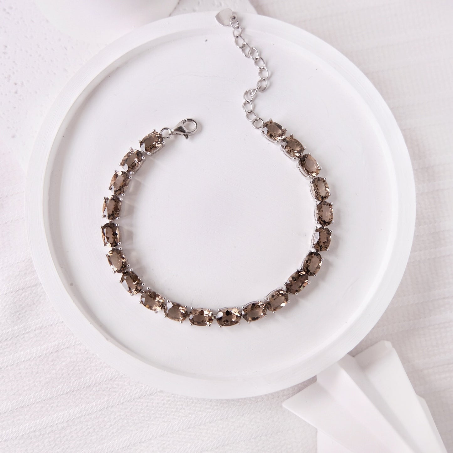 Eleanor Bracelets - Smoky Quartz