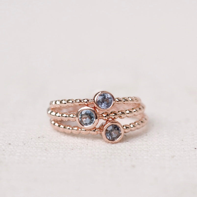 Pauline Rings - Burma Spinel