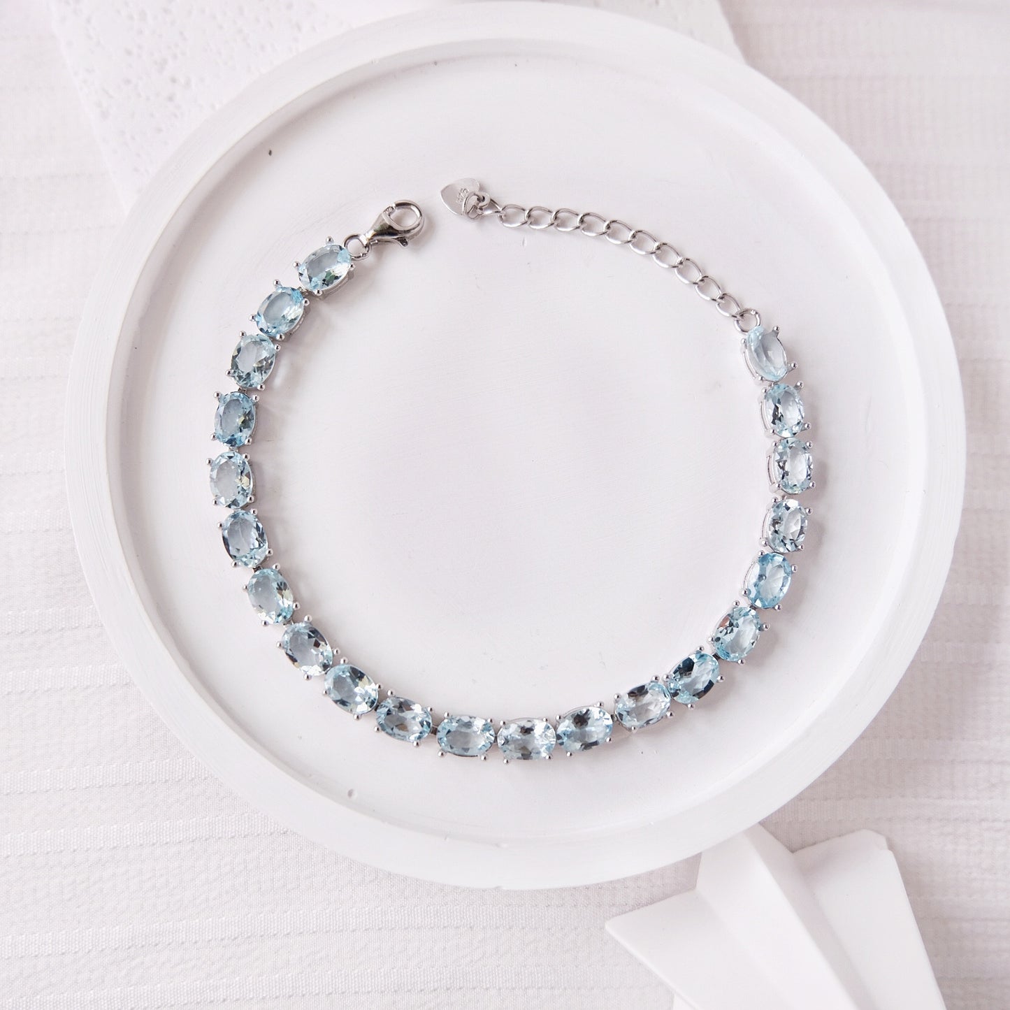 Eleanor Bracelets - Aquamarine