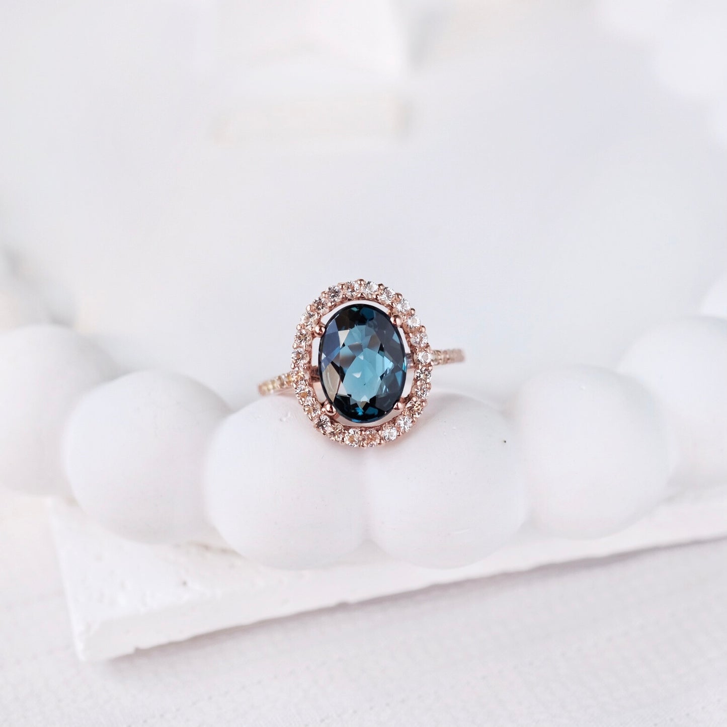 Damien Rings - London Blue Topaz